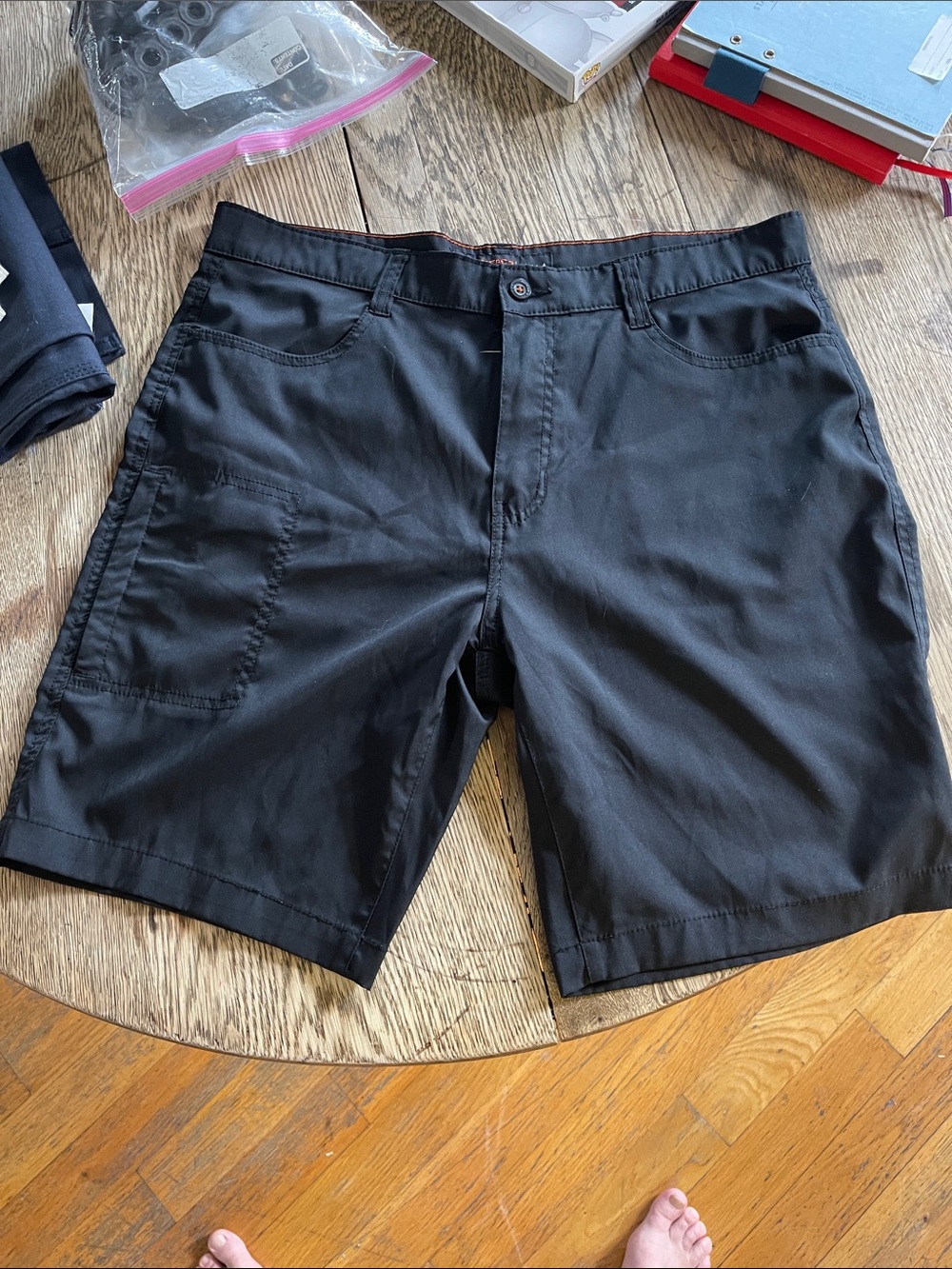 Men's Black Casual Shorts - Classic Everyday Style